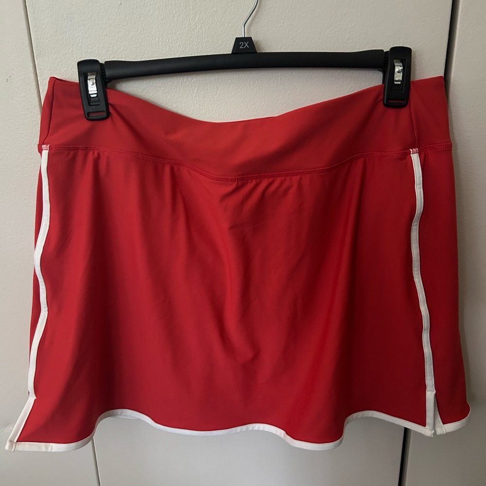 Old Navy Red Skirt with White Trim